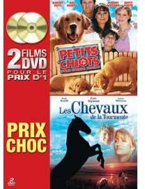 Petits chiots pour grande famille / Les chevaux de la tourmente - Bipack 2 DVD