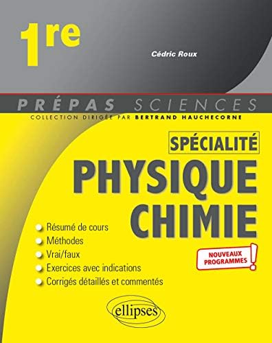 Physique-chimie spécialità 1re [Broché] [2020] Roux, Cédric- Vidal, Lionel- Duha