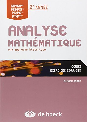 Analyse mathématique: Une approche historique