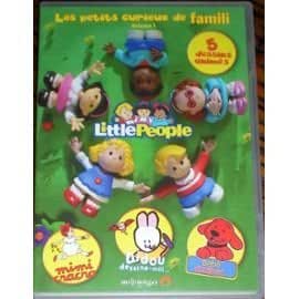 LES PETITS CURIEUX DE FAMILI, VOLUME1- 5 DESSINS ANIMES - LITTLE PEOPLE/MIMI CRA