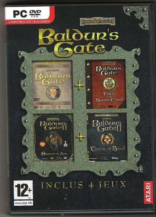 Coffret Baldur's Gate 4 En 1
