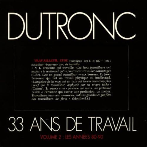 33 ans de travail (Vol,2: les années 80-90) [CD] Multi-Artistes- Jacques Dutron