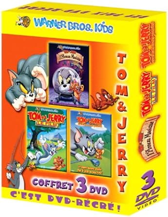 Coffret Tom & Jerry 3 DVD : L'Anneau magique / Le Film / Les Meilleurs courses poursuites