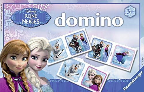 Ravensburger - 24002 - Jeu De Société - Puzzles - Domino - Reine Des Neiges