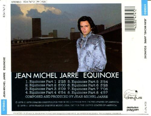 Equinoxe (1978) [Audio CD] Jean Michel Jarre