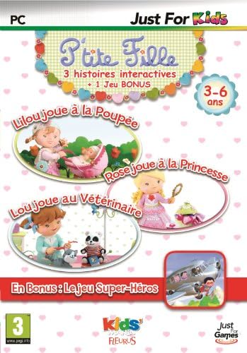 P'tite Fille - Lilou joue à la Poupée + Rose joue à la Princesse + Super-Hér