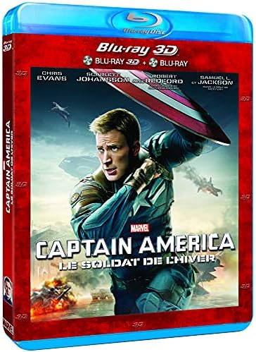 Captain America : Le soldat de l'hiver -Combo Blu-ray 3D + Blu-ray 2D [Blu-ray] [Blu-ray 3D + Blu-ray 2D]