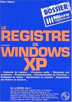 Le registre de Microsoft Windows XP