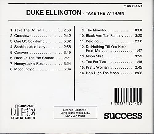 Duke Ellington: Take the A Train, CD