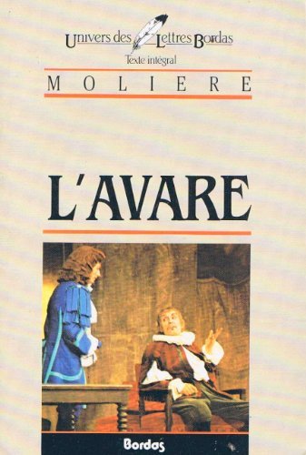 MOLIERE/ULB L'AVARE (Ancienne Edition)