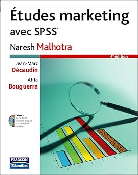 Etudes marketing, 6e edition + logiciel version spss etudiante pour windows ( Li