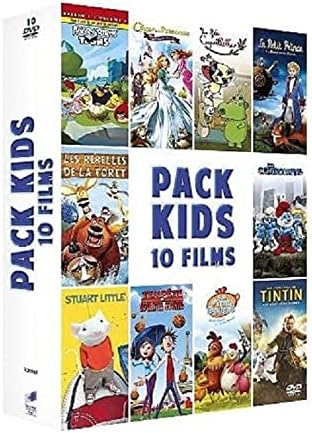 COFFRET 10 FILMS ENFANTS EN DVD NEUF