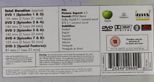 The Beatles - Anthology DVD Box-Set (5 DVDs) [DVD] [2003]