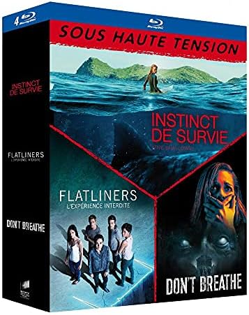 sous Haute Tension-Coffret : Instinct de Survie + L'Expérience Interdite + Don't Breathe (La Maison des ténèbres) [Blu-Ray]