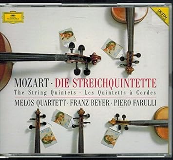 String Quintets [CD] Mozart- Melos Quartet- Farulli