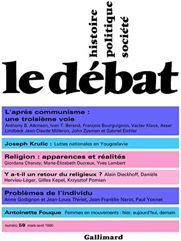 Débat, numéro 59, mars-avril 1990