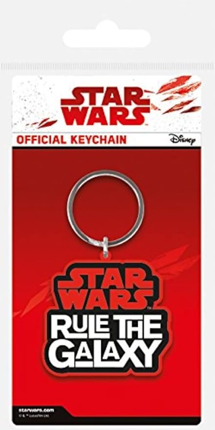 Pyramid International Star Wars The Last Jedi (Rule The Galaxy) Porte-clés 4,5 x 6 cm, en Caoutchouc, Multicolore, 4 x 6 x 1,3 cm