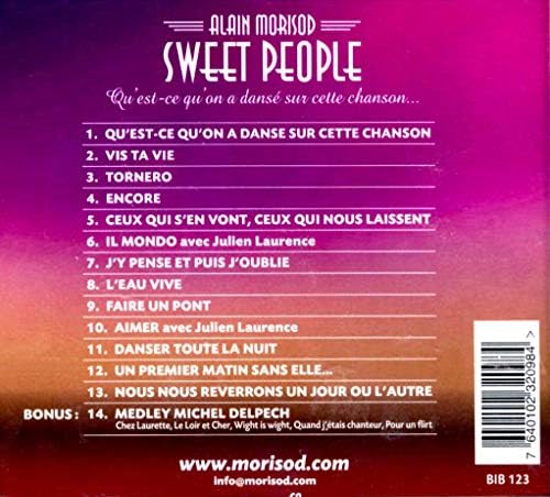 Qu'est-ce qu'on a dansà sur cette chanson [CD] Alain Morisod & Sweet People
