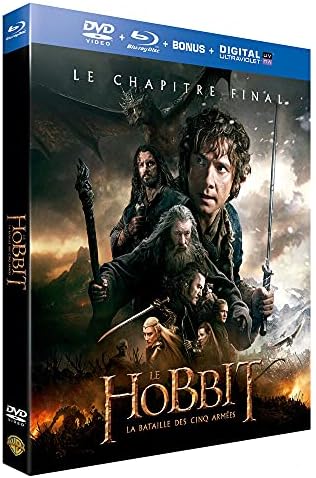 Le Hobbit : La bataille des cinq armées [Combo Blu-ray 2D + DVD + Copie digitale]