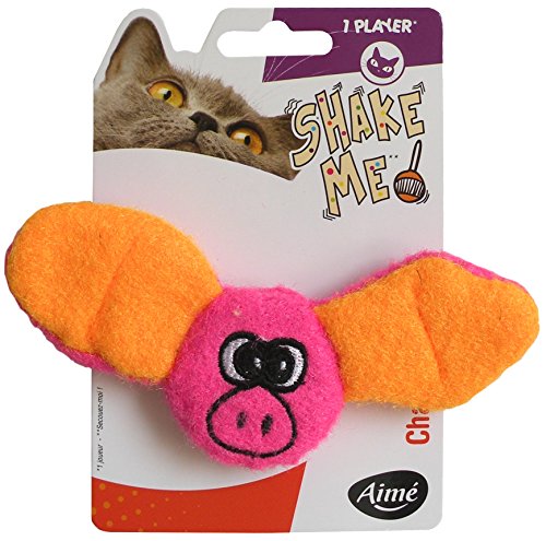 AIME Jouet pour Chat Cochon en Coton non tissé, Jeu Amusant pour Chat