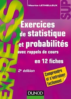 Exercices de statistique et probabilités - 2e éd, - Avec rappels de cours, en