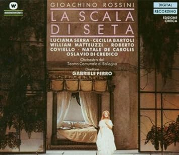 Rossini - La scala di seta (L'échelle de soie) / Serra · Bartoli · Matteuzzi · Coviello · De Carolis · Di Credico · Teatro Comunale di Bologna · Ferro (Rossini Opera Fesitval, Pesaro 1988)