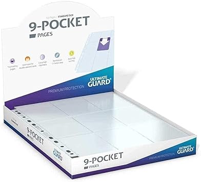 Ultimate Guard 9-Pocket Pages (100) Card Binders Sheets