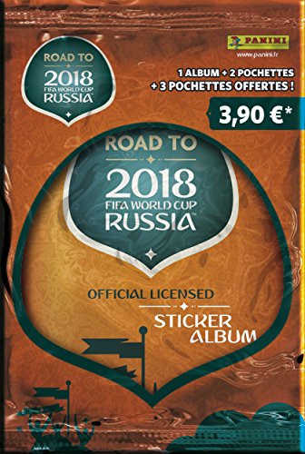 Panini France SA SA- Road to World Cup 2018 Album + 5 Pochettes, 2314-016, Non