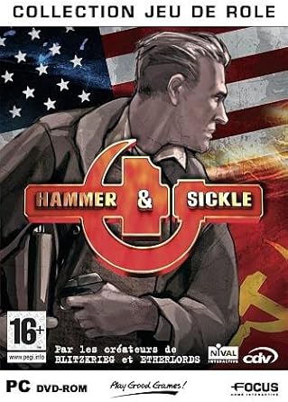 Hammer and sickle white