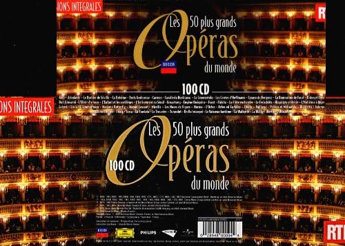 Les 50 plus grands Opéras du monde - Coffret 100 CD ( Audio Classique )