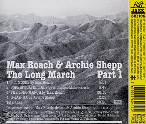 Shepp Archie(Ts) "the Long [Audio CD] Roach Max/ Shepp Archie