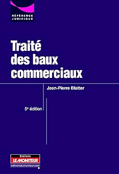 Traità des baux commerciaux