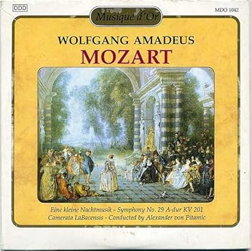 MOZART SYMP, N° 29 EN La majeur KV 201 --- La petite Musique de Nuit en sol maj