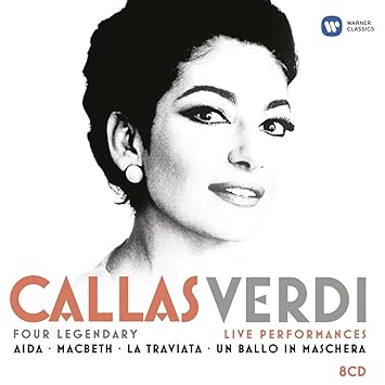 Callas & Verdi : aîda, La Traviata, Macbeth, Un bal masquà (live)