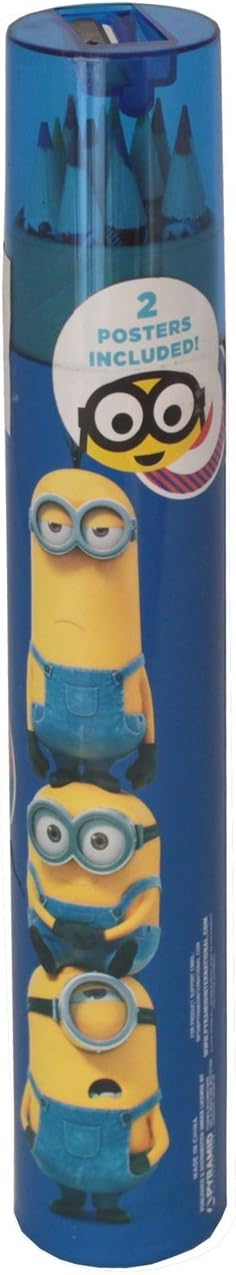 Minions - Pack 12 crayons de couleur British Mod