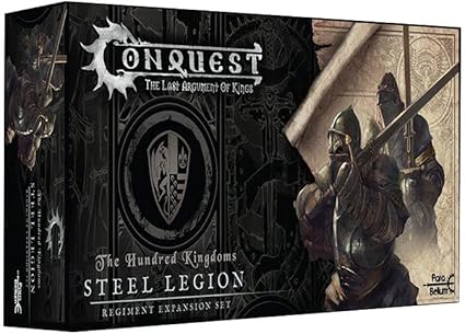 Para Bellum Wargames Conquest: The Last Argument of Kings Miniatures 12-Pack Hundred Kingdoms: Steel