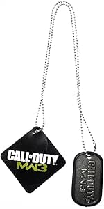 Dogtag 'Call of Duty Modern Warfare 3' - noir/argent