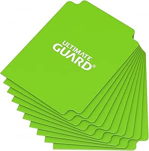 Ultimate Guard Intercalaires Carte (Standard, Vert Clair)