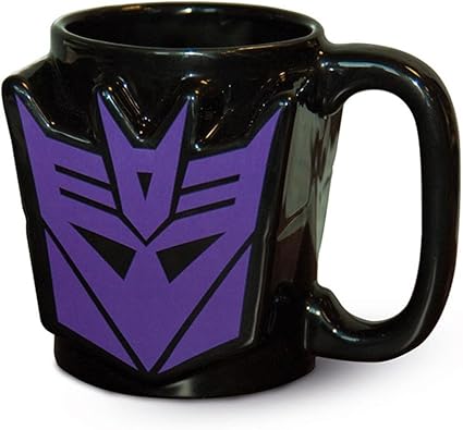 Transformers G1 (Decepticon Shield) 11oz/315ml Shaped Mug
