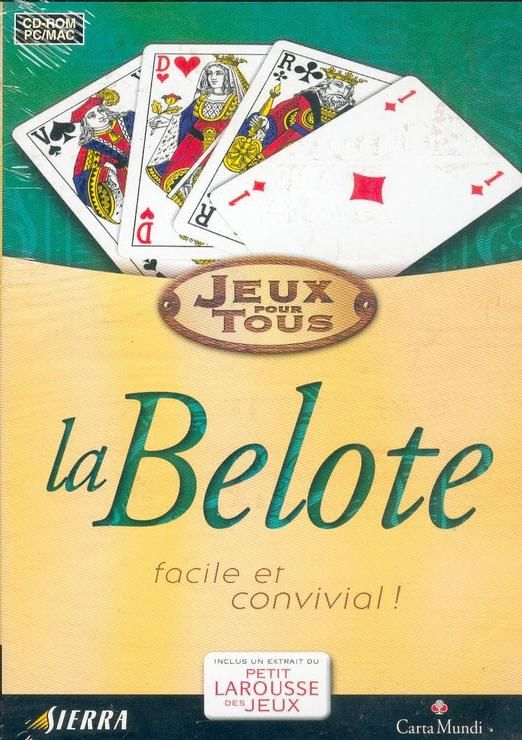Jeux pour tous - La Belote ( Jeux Vidéo  )