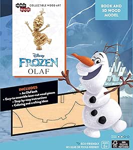 Incredibuilds Frozen 3D Wood Model Kit Olaf Kits