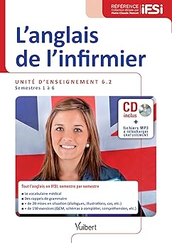 L'anglais de l'infirmier - UE 6,2 CD inclus