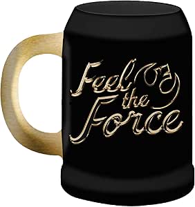 Funko SW05363 Star Wars EPVIII The Last Jedi: Basic Stein: Gold Feel The Force,