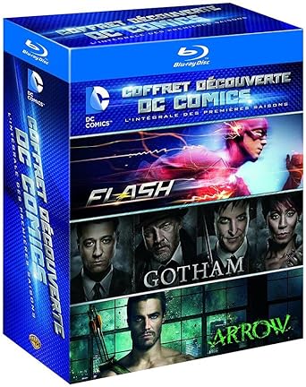Coffret découverte DC Comics, l'intégrale des premiêres saisons : Flash + Gotham + Arrow [Blu-ray]