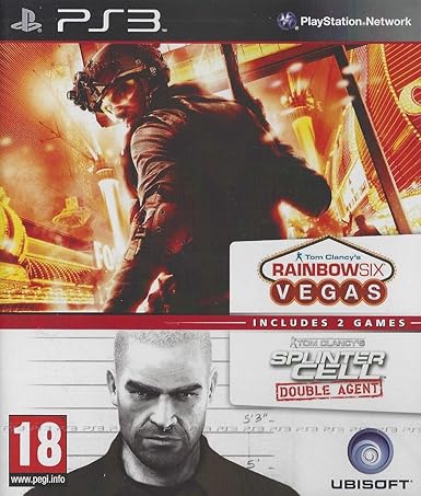 Splinter Cell Double Agent + Rainbow 6 Vegas Compilation (PEGI)(PS3) (New)