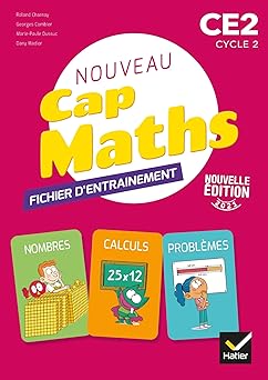 CAP Maths CE2 - Éd, 2021 - fichier entrainement + Cahier géométrie + livret p