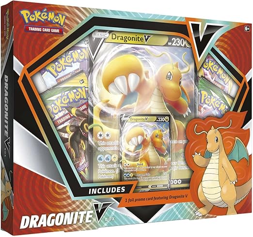 Pokémon - Coffret Dracolosse V - Jeu de Cartes à partir de 6 Ans - 2 Joueurs - 10 Minutes de Temps de Jeu ou Plus
