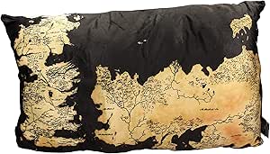 SD Toys Carte de poniente Coussin Game of Thrones, Polyester, Multicolore, 34 x 55 x 8 cm