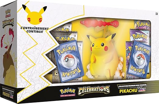 Pokémon Coffret Figurine Gçante 25 Ans société-Jeu de Cartes à Collectionner, POK25FIG01