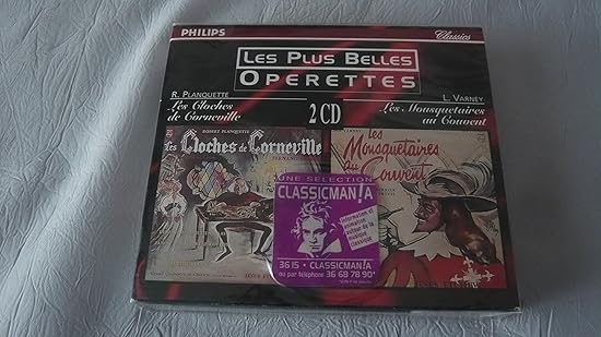 Opérettes, vol,3 (Les cloches de Corneville, les mousquetaires au couvent)